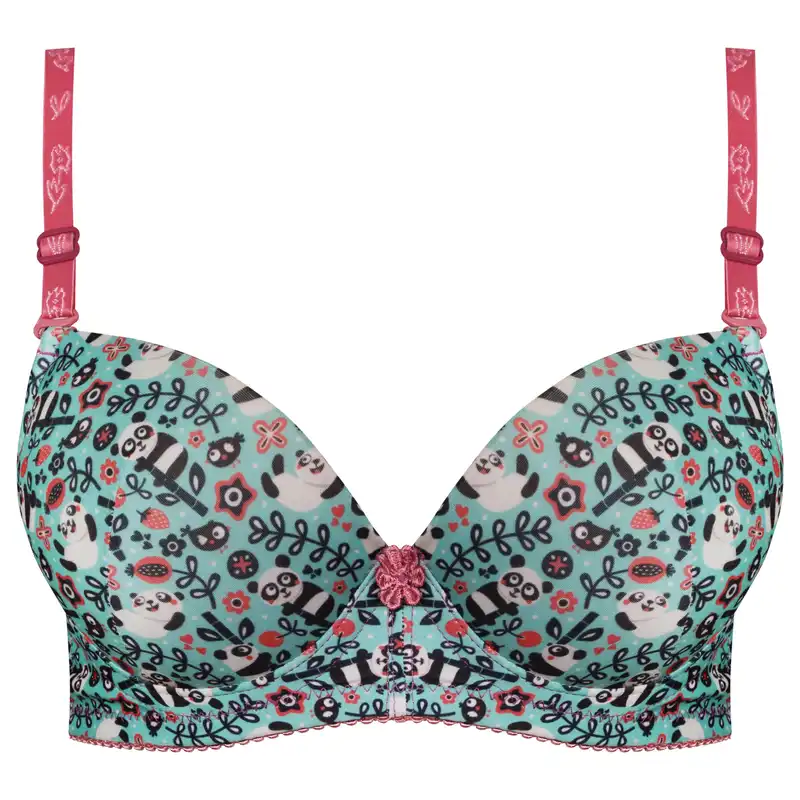 ست شورت و سوتین زنانه لنا مدل پوش آپ فنر دار کد 4378-6