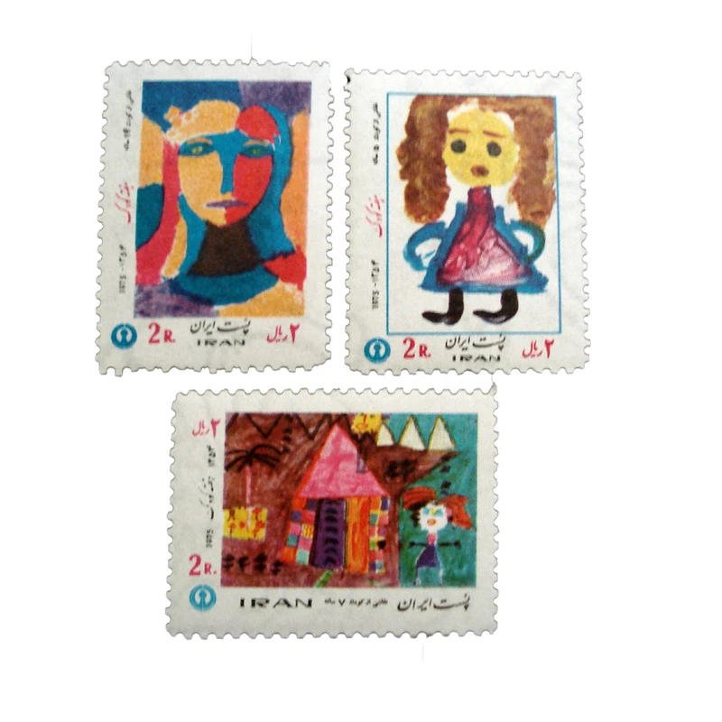 تمبر یادگاری مدل هفته کودک کد IR2633 مجموعه 3 عددی