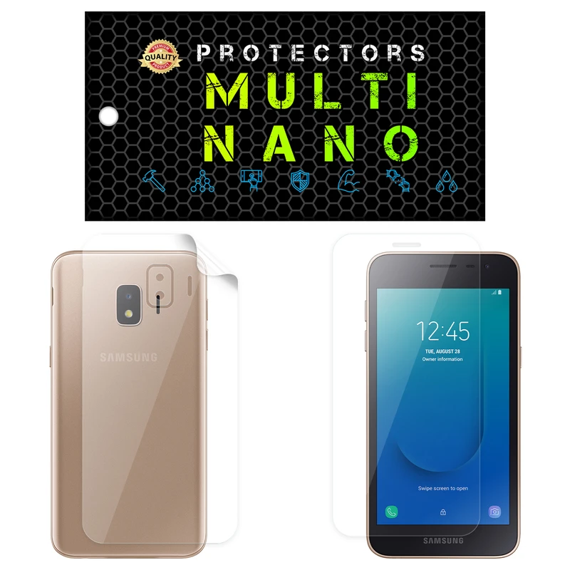  محافظ صفحه نمایش مولتی نانو مدل X-SFT مناسب برای گوشی موبایل سامسونگ Galaxy J2 Core 2020به همراه محافظ پشت