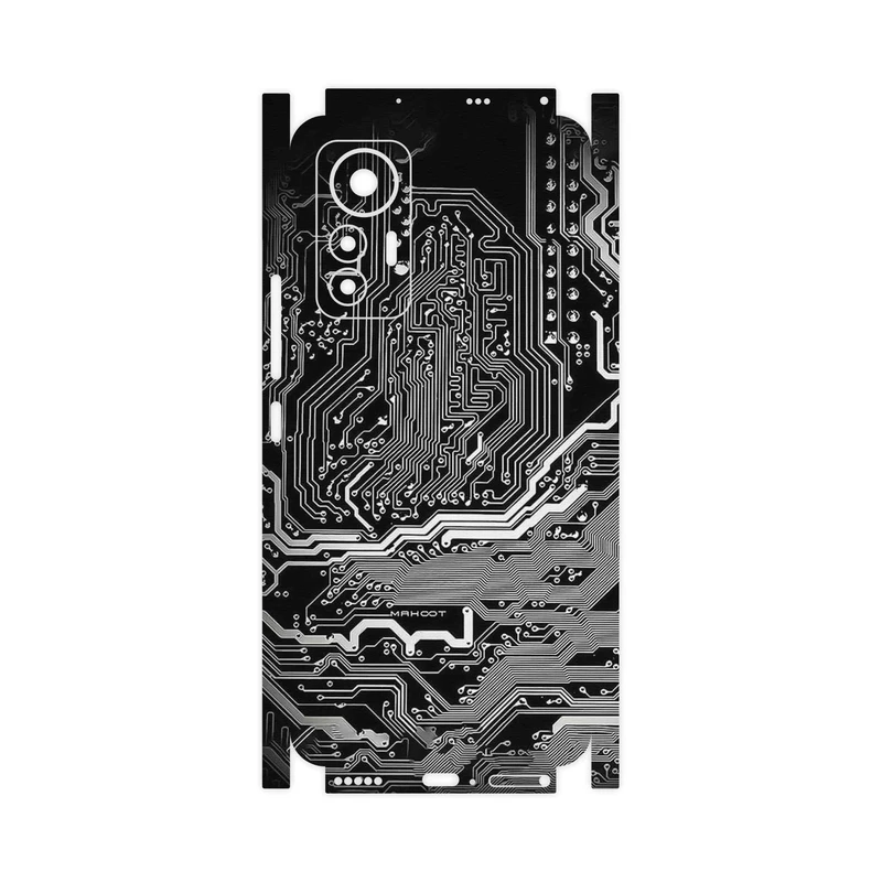 برچسب پوششی ماهوت مدل Black_Printed_Circuit_Board-FullSkin مناسب برای گوشی موبایل شیائومی 12 Lite