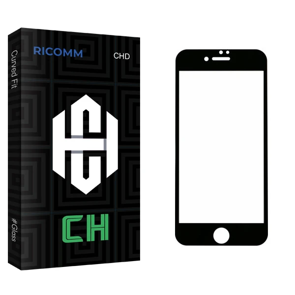 محافظ صفحه نمایش 5D ریکام مدل CH glass مناسب برای گوشی موبایل اپل IPhone 7 plus/8 plus