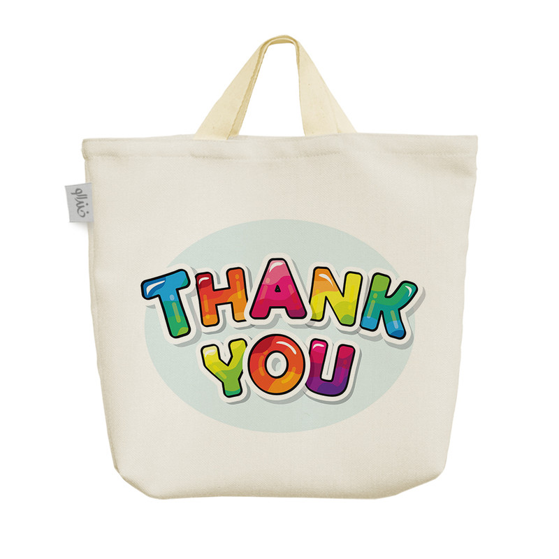 ساک خرید خندالو مدل Thank You کد 1930