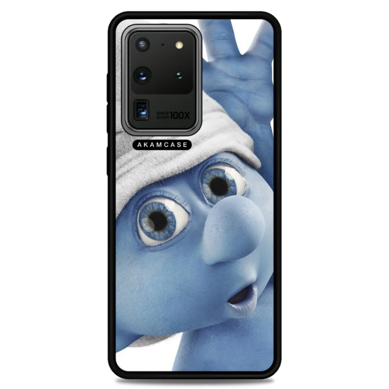 کاور آکام مدل AMC-WSGS20U-SMURFS-2 مناسب برای گوشی موبایل سامسونگ Galaxy S20 Ultra
