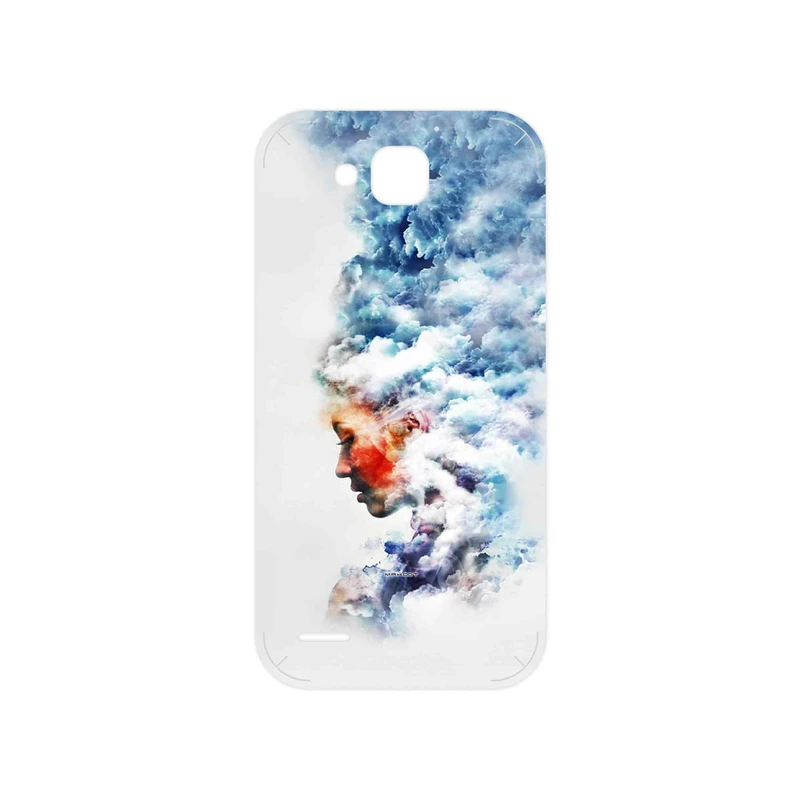 برچسب پوششی ماهوت مدل Women and the Cloud Digital Art مناسب برای گوشی موبایل آنر 3X G750