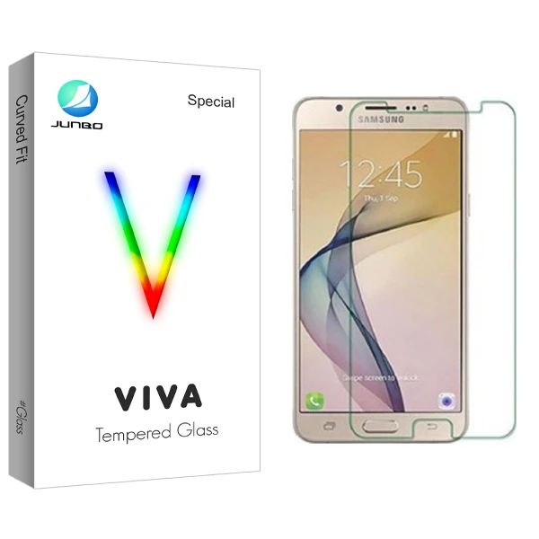 محافظ صفحه نمایش شیشه ای جانبو مدل Viva Glass مناسب برای گوشی موبایل سامسونگ Galaxy J7