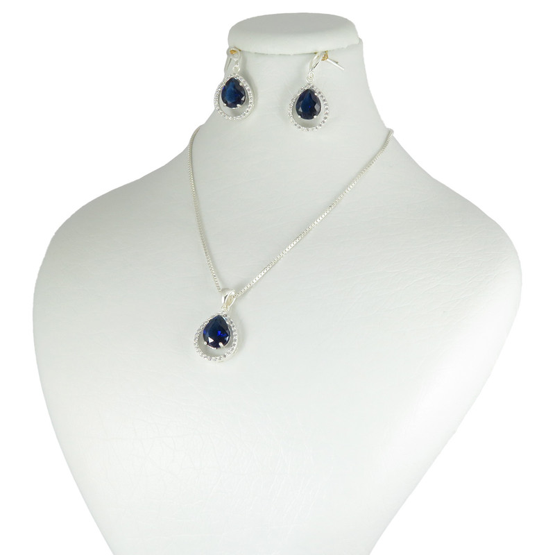 نیم ست نقره زنانه مدل AV182-S10 C2