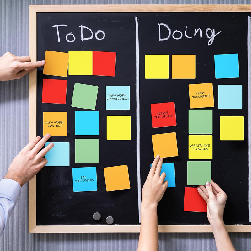 وایت برد هوم اند فریج مدل 7 سایز 8x10 سانتیمتر به همراه مگنت و ماژیک مجموعه 7 عددی