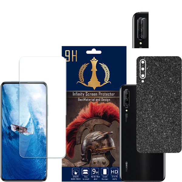  برچسب پوششی اینفینیتی مدل PRO MAX مناسب برای گوشی موبایل هوآوی Y9S به همراه محافظ صفحه نمایش و محافظ لنز دوربین