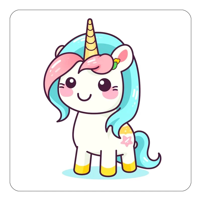 مگنت کاکتی طرح اسب تک شاخ و یونیکورن مدل mp29847