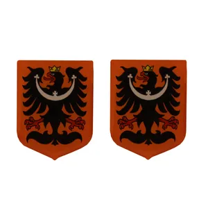 برچسب ژله ای خودرو مدل پلاک خودرو طرح عقاب کد ore بسته دو عددی