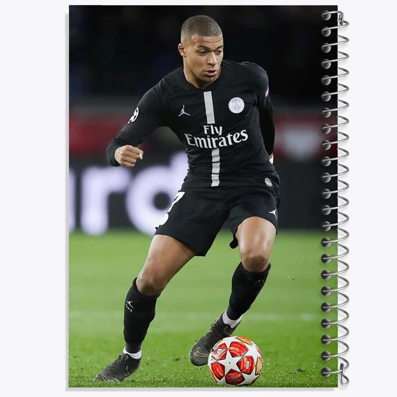 دفتر شطرنجی 50 برگ خندالو طرح امباپه کد 2124