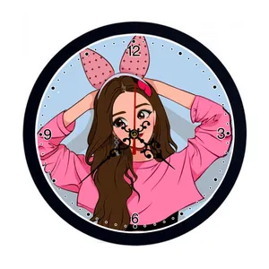 ساعت دیواری مدل دخترونه کد s-623