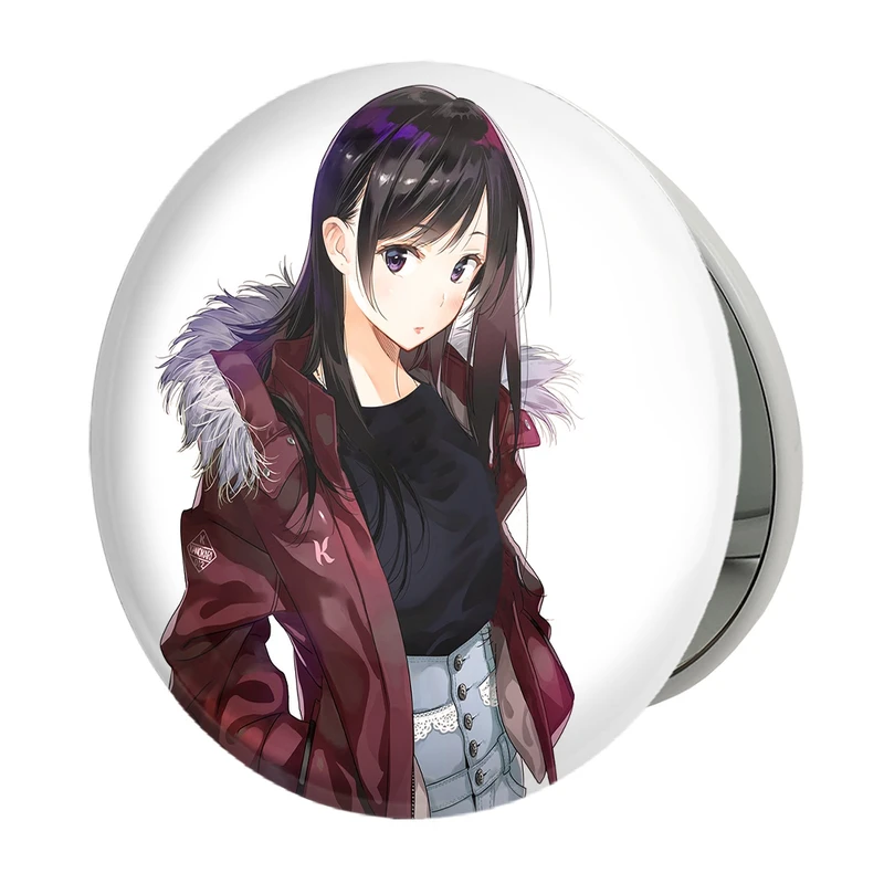 آینه جیبی خندالو طرح چیزورو انیمه کانوجو اوکاری مدل تاشو کد 34811