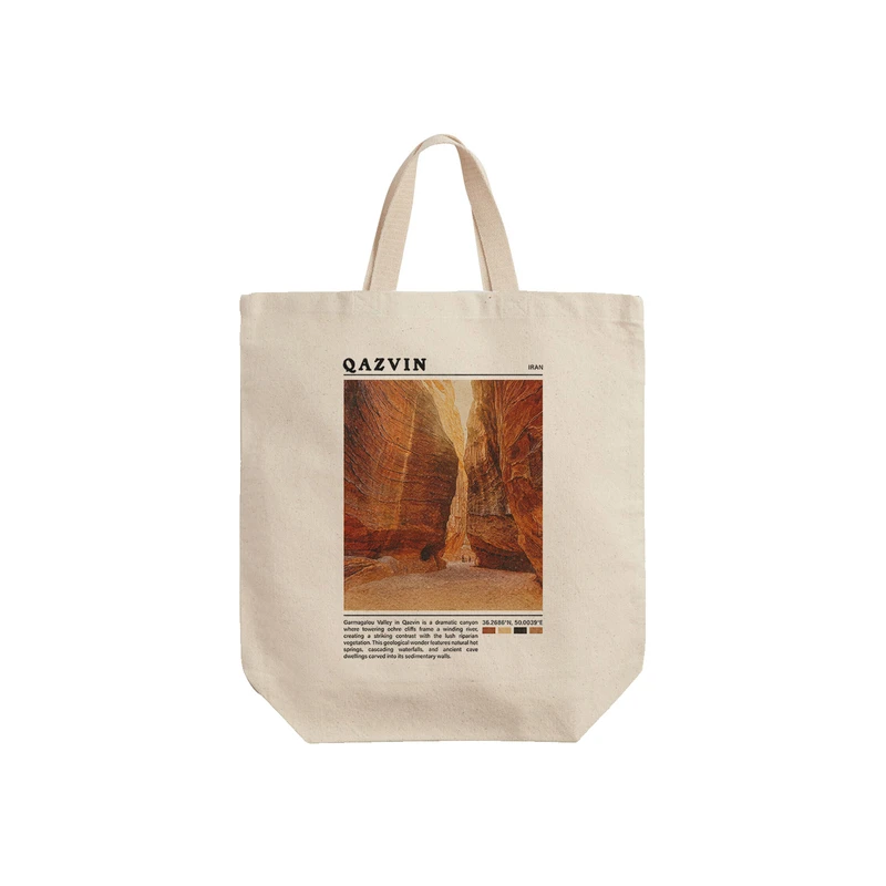 ساک خرید ترمه طراحان ایده مدل دره گرماگلو کد map0849 - S