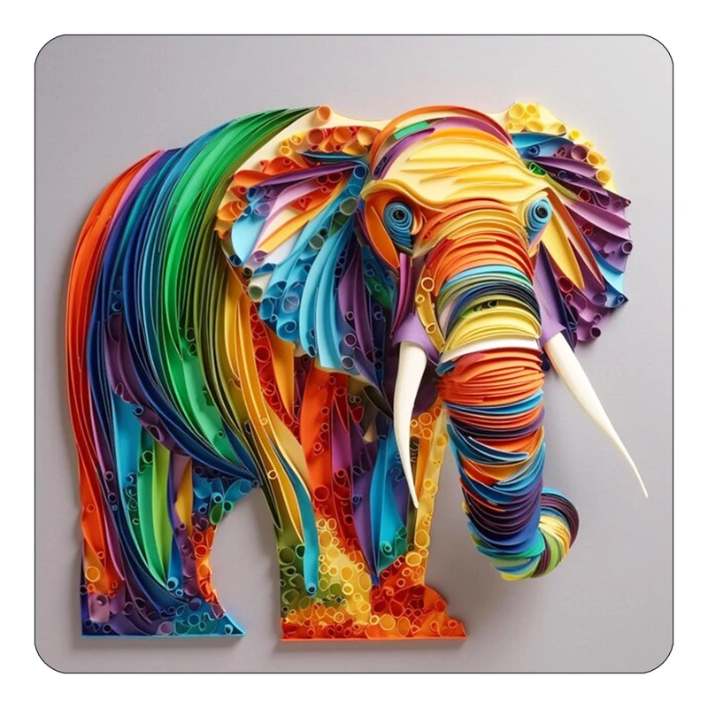 مگنت کاکتی طرح حیوانات رنگی مدل mp25631