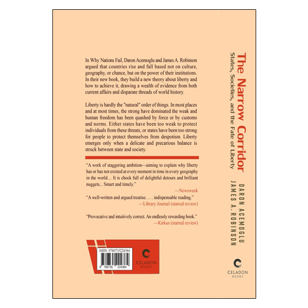語学+参考書 The Narrow Corridor: States Societies and the Fate of Liberty The Narrow Corridor- States, Societies, and the Fate of