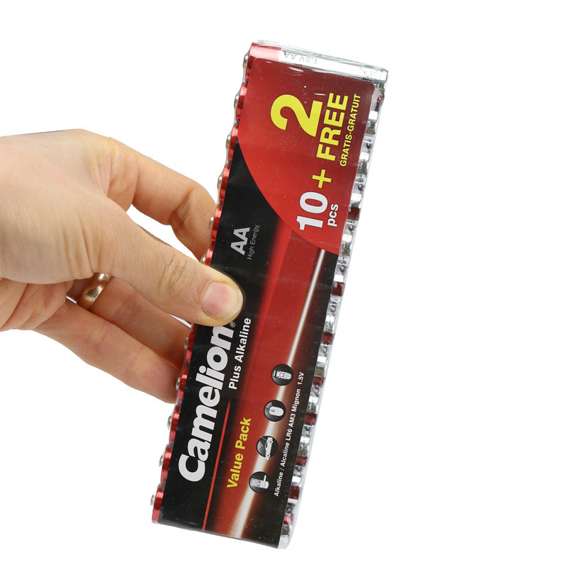 باتری قلمی کملیون مدل Plus Alkaline LR6 بسته 12 عددی 1