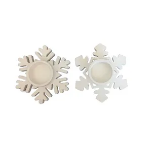 جاشمعی مدل وارمری طرح برف بسته 2 عددی