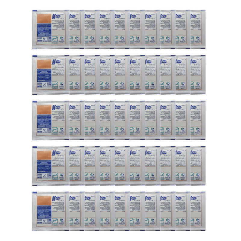 گاز استریل طبی سروش مدل 001 مجموعه 50 عددی