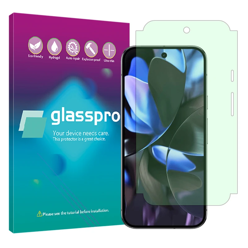 محافظ صفحه نمایش گرین لایت گلس پرو مدل Eye Care مناسب برای گوشی موبایل گوگل Pixel 9 