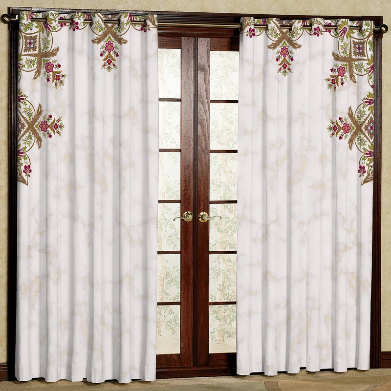 پرده مدل طرحدار مخمل پانچی کد 1976 سایز 200x140 سانتی متر