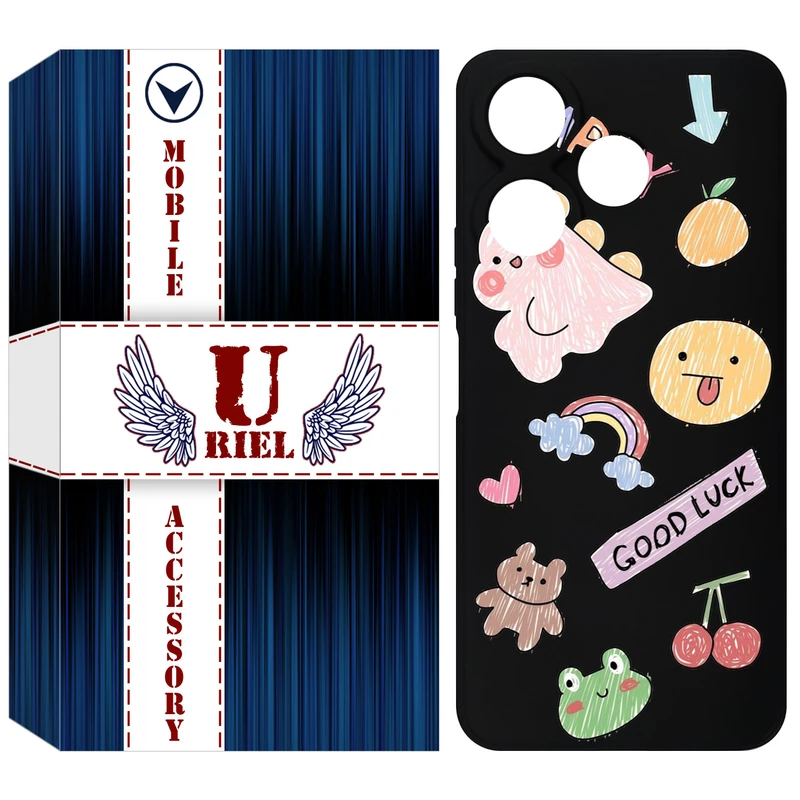 کاور یوریل قاب مدل KSH کد 10 طرح نقاشی مناسب برای گوشی موبایل شیائومی Redmi 13 4G / Redmi 13 5G / Poco M6 4G