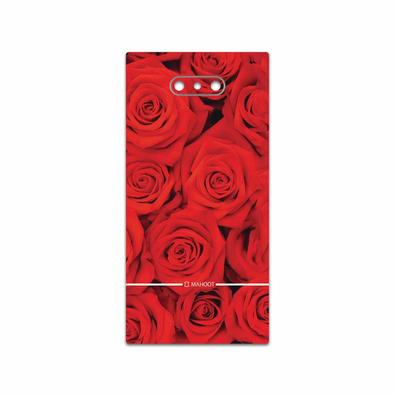 برچسب پوششی ماهوت مدل Red-Flower مناسب برای گوشی موبایل ریزر Phone 2