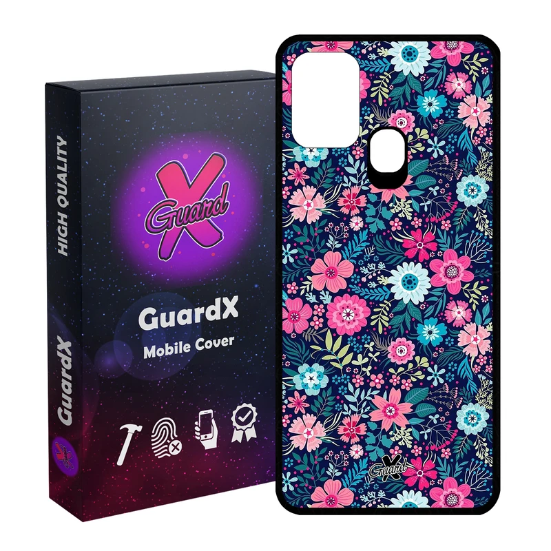 کاور گارد ایکس طرح Flower مدل Glass10210 مناسب برای گوشی موبایل سامسونگ Galaxy M31 / M31 Prime / F41