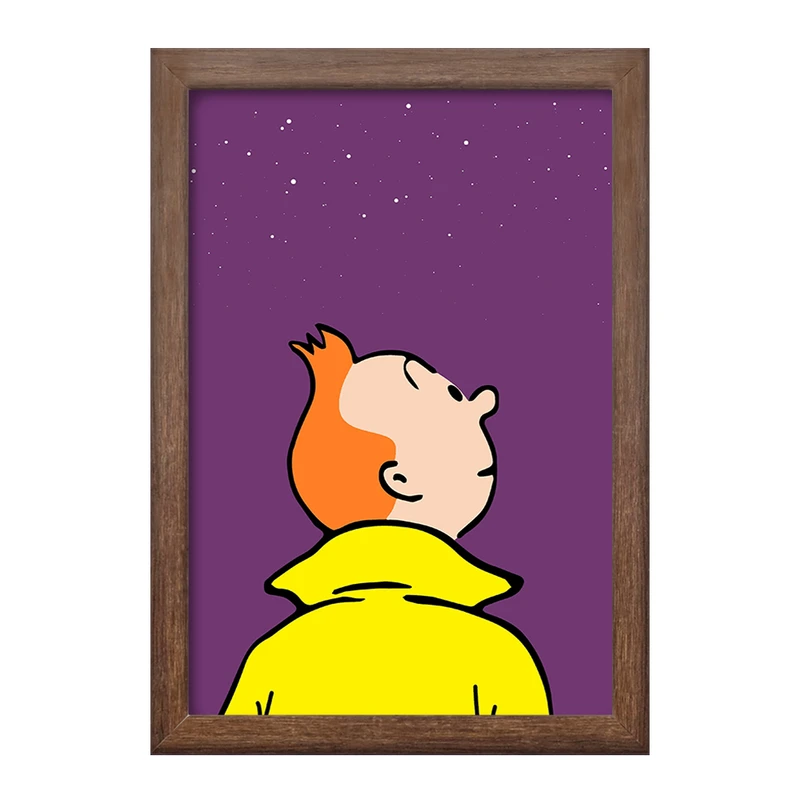 تابلو خندالو طرح تن تن (Tintin) کد F10330