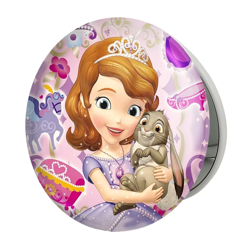 آینه جیبی خندالو طرح سوفیا مدل تاشو کد 12542 