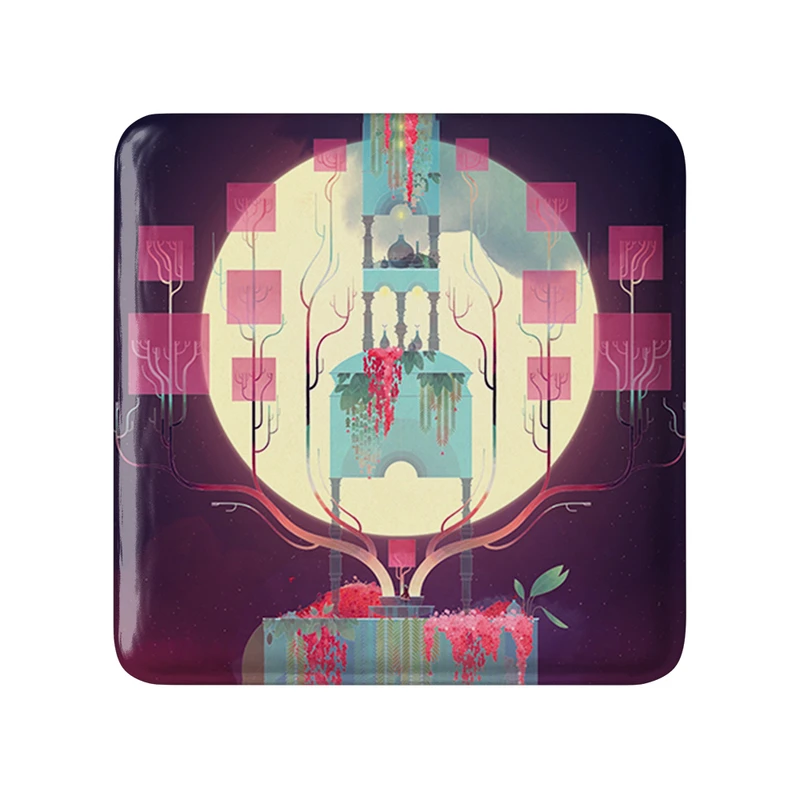 مگنت خندالو طرح بازی گریس (Gris) مدل مربعی کد 35549