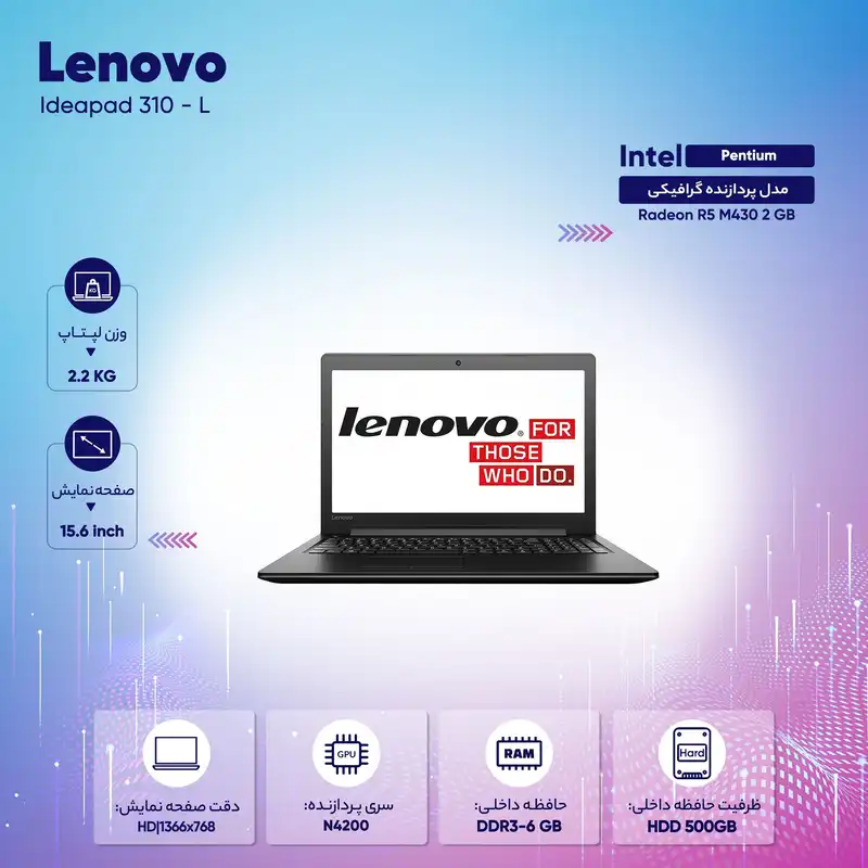 لپ تاپ 15 اینچی لنوو مدل Ideapad 310 - L