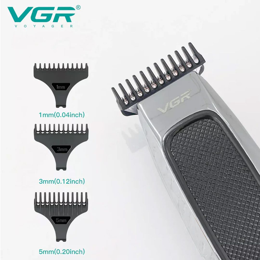 ماشین اصلاح موی صورت و بدن وی جی ار مدل V-255 -  - 10