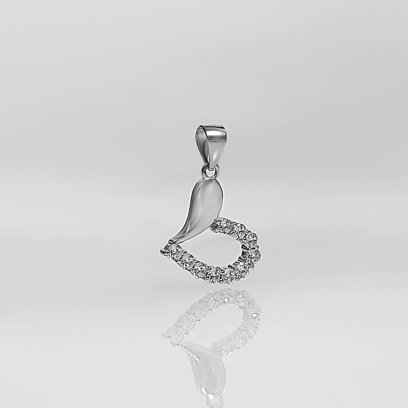 آویز گردنبند نقره زنانه اقلیمه کد VN430