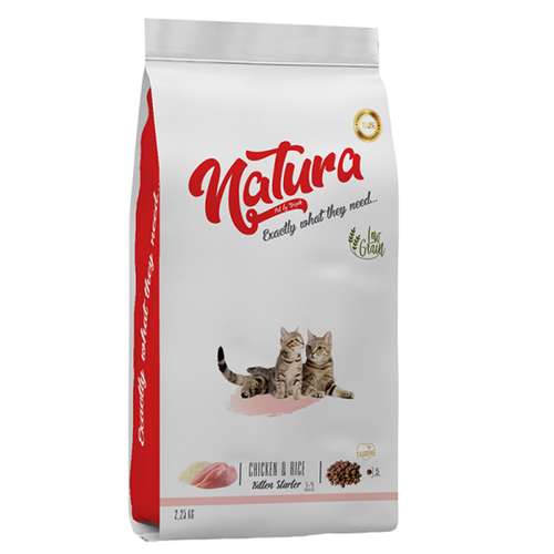 غذای خشک بچه گربه ناتورا مدلstarter وزن 2.25 کیلوگرم