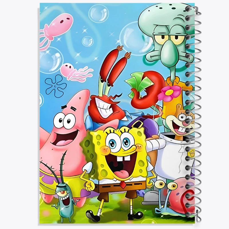 دفتر مشق 100 برگ خندالو طرح باب اسفنجی و پاتریک کد F6809
