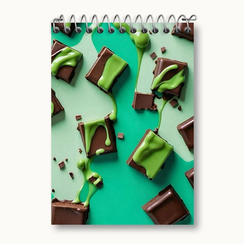 دفتر یادداشت 50 برگ خندالو طرح شکلات کد N5459