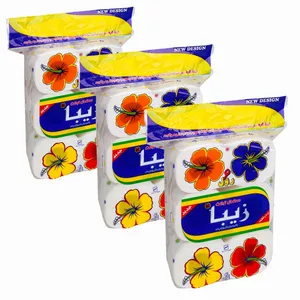 دستمال توالت زیبا مدل Z18 اقتصادی سه بسته 6 عددی