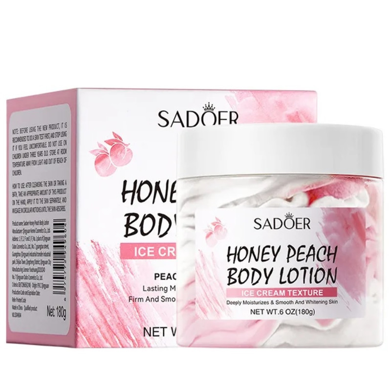 کرم روشن کننده سادور مدل هلو و عسل وزن 180 گرم کرم روشن کننده سادور مدل هلو و عسل وزن 180 گرم