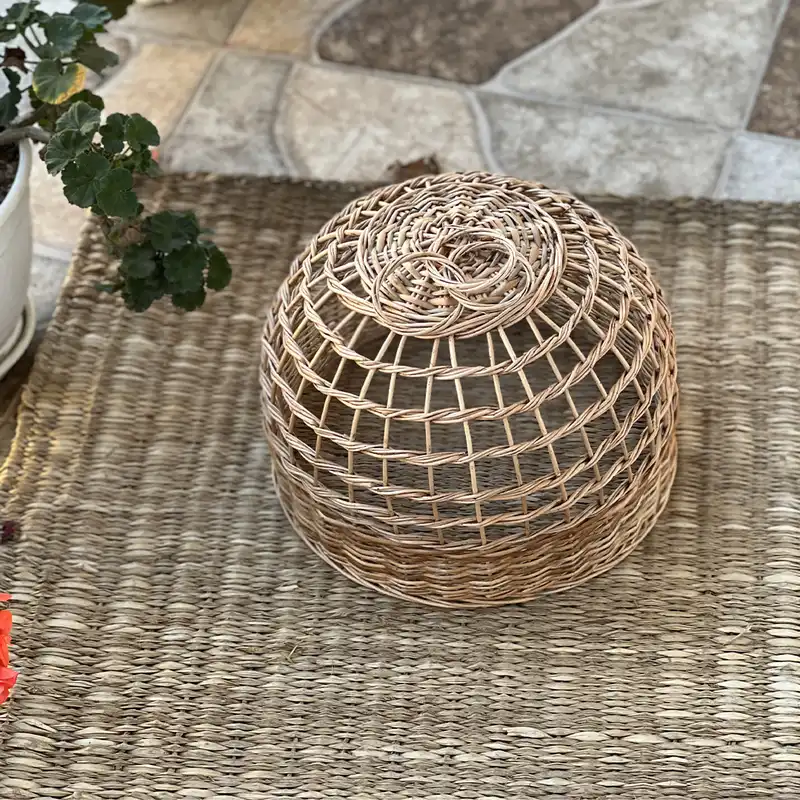 لوستر حصیری مدل مروار طرح توری