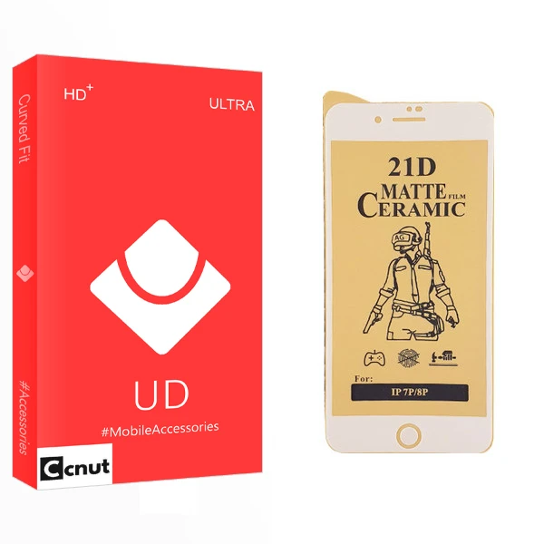 محافظ صفحه نمایش سرامیکی کوکونات مدل UD Glass مناسب برای گوشی موبایل اپل iPhone 7 Plus