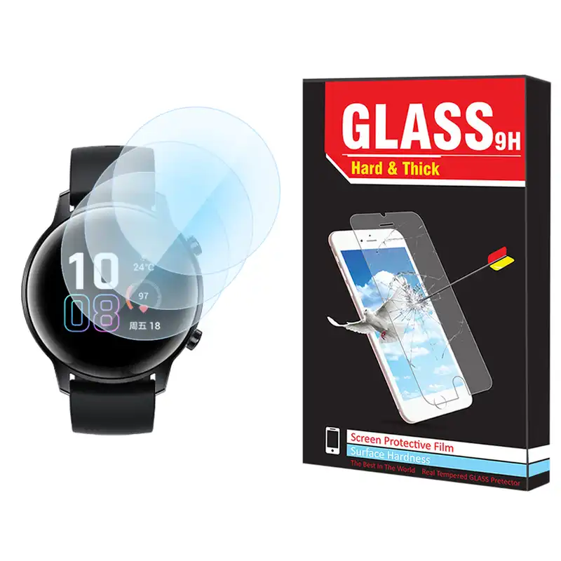 محافظ صفحه نمایش نانو هارد اند تیک مدل NHT مناسب برای ساعت هوشمند آنر Magic Watch 2 42mm بسته سه عددی