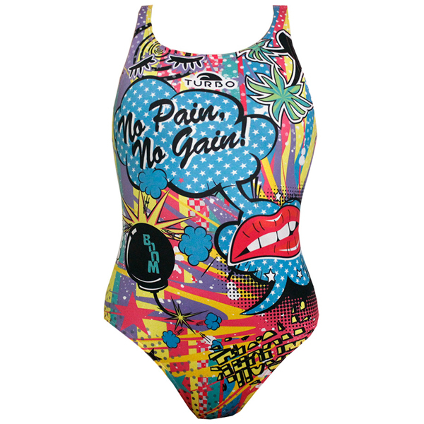 مایو زنانه توربو مدل Crazy Comic