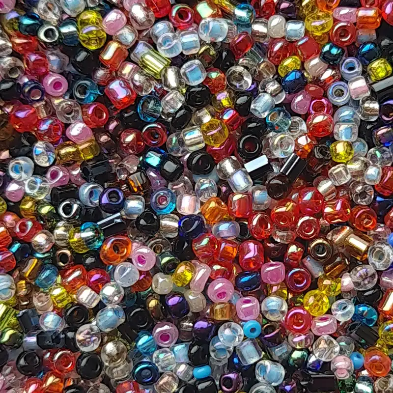 منجوق مدل الوان شیشه ای وزن 30 گرم