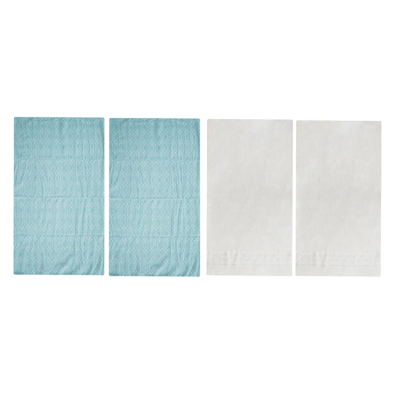 حوله دستی ازدیلک مدل Krem سایز 50x85 سانتی متر مجموعه 4 عددی