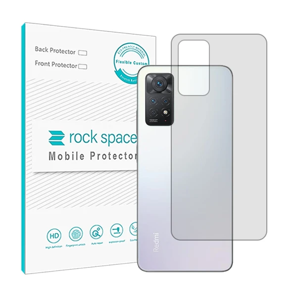 محافظ پشت گوشی شفاف راک اسپیس مدل HyGEL مناسب برای گوشی موبایل  شیائومی Redmi Note 11E Pro