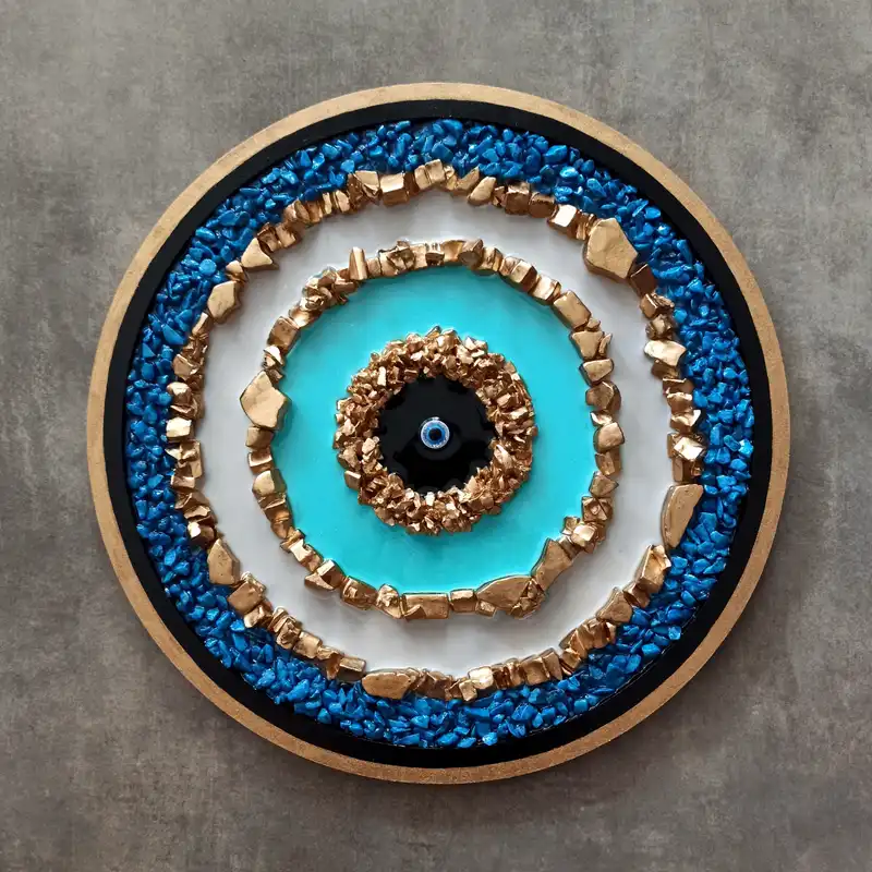 تابلو برجسته ماسالند مدل چشم نظر کد 03