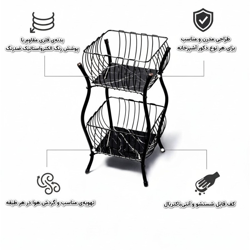 سیب زمینی و پیاز مدل مربع