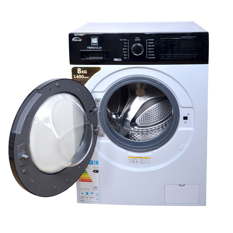 ماشین لباسشویی فریدولین مدل SWA80F ظرفیت 8 کیلوگرم
