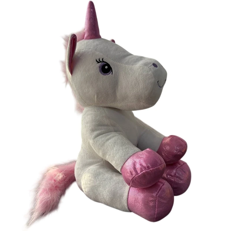 عروسک مدل یونیکورن یال پولیشی ارتفاع 40 سانتی متر